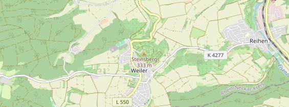 Ausflugsziel auf Karte