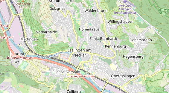 Ausflugsziel auf Karte