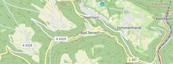 Ausflugsziel auf Karte