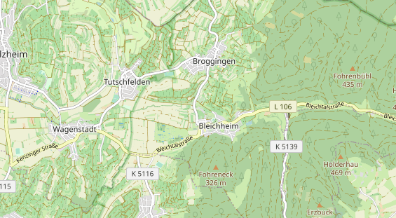 Ausflugsziel auf Karte