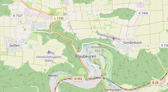 Ausflugsziel auf Karte