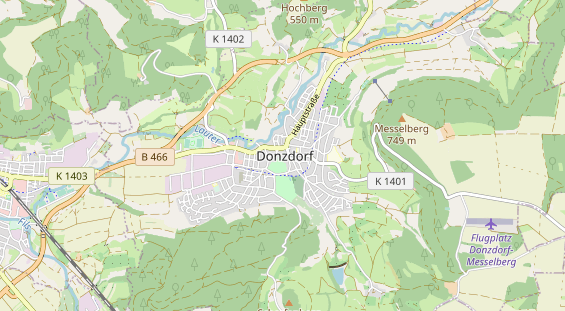 Ausflugsziel auf Karte