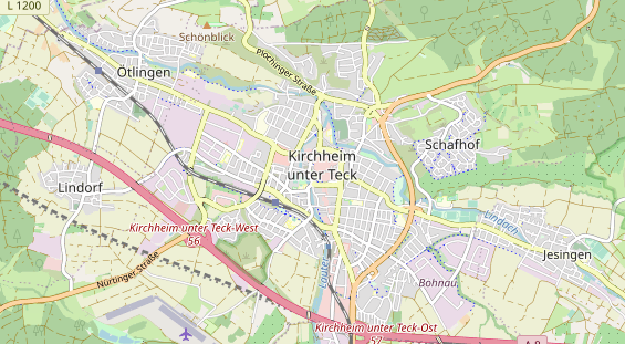 Destination d'excursion sur la carte