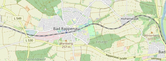 Ausflugsziel auf Karte