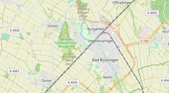 Ausflugsziel auf Karte