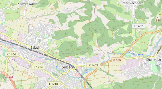Ausflugsziel auf Karte