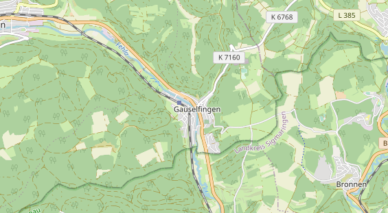 Ausflugsziel auf Karte