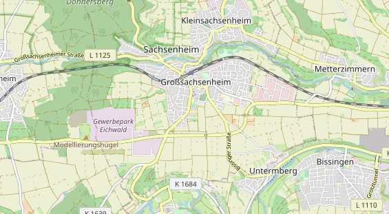 Destinazione dell'escursione sulla carta