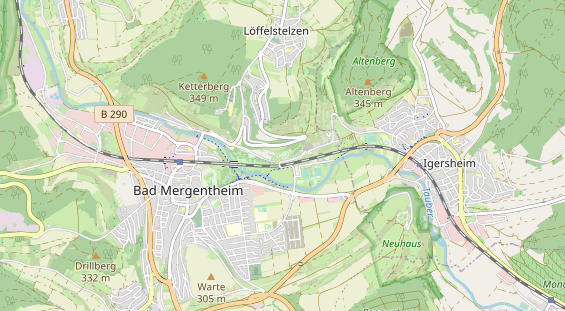 Ausflugsziel auf Karte
