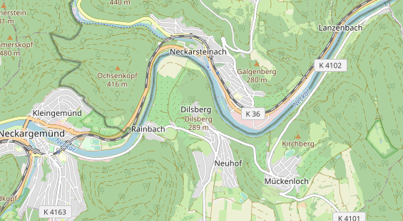 Ausflugsziel auf Karte