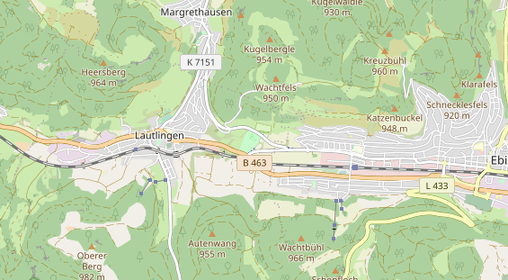 Ausflugsziel auf Karte