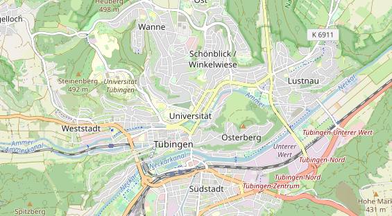 Destination d'excursion sur la carte