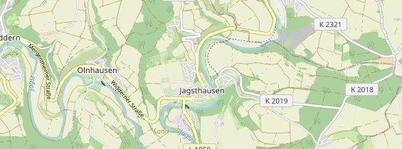 Destination d'excursion sur la carte