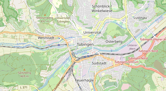 Destination d'excursion sur la carte