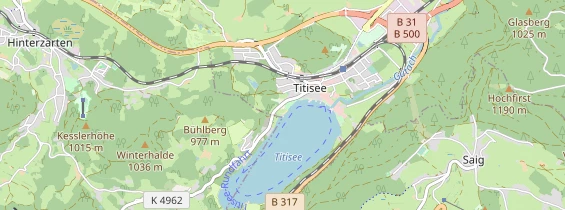 Ausflugsziel auf Karte