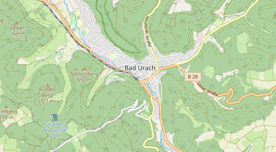 Destination d'excursion sur la carte