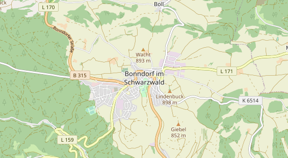 Ausflugsziel auf Karte