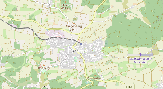 Excursiebestemming op kaart