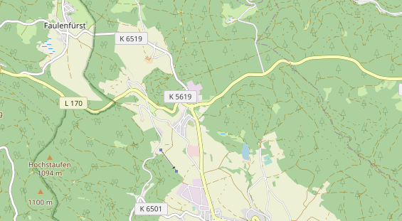 Destination d'excursion sur la carte