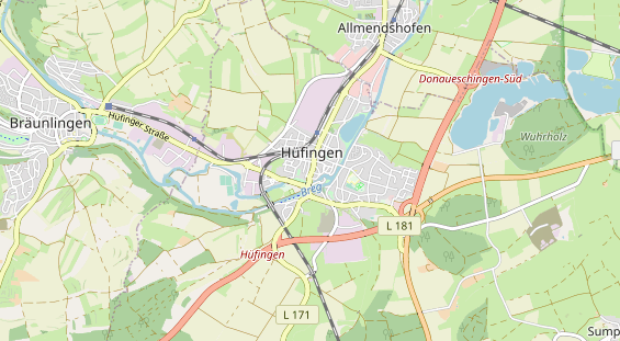 Destination d'excursion sur la carte