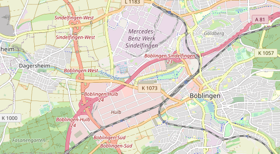 Destinazione dell'escursione sulla carta