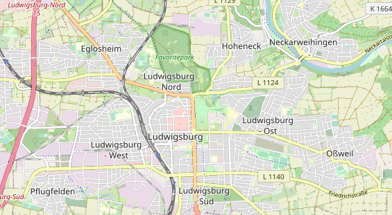 Excursiebestemming op kaart