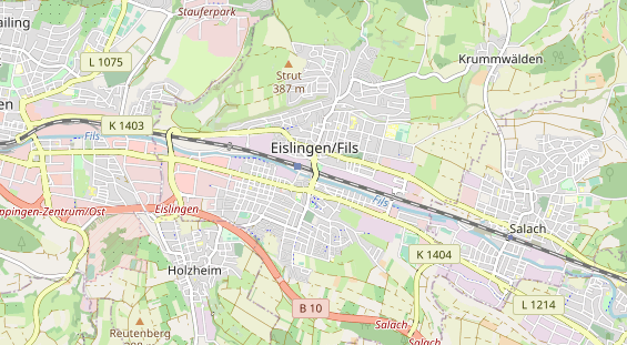 Ausflugsziel auf Karte