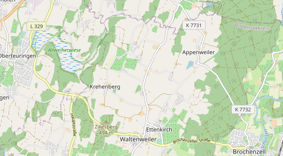 Destination d'excursion sur la carte