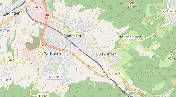 Ausflugsziel auf Karte