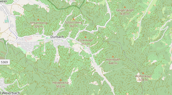 Ausflugsziel auf Karte