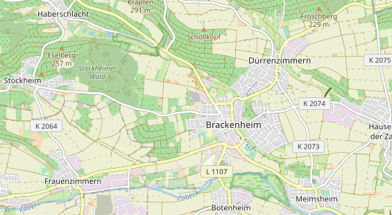 Ausflugsziel auf Karte