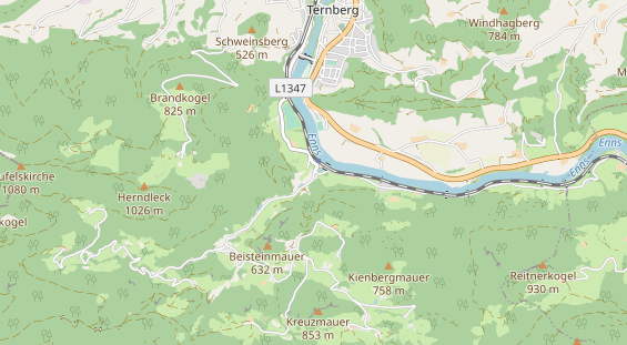 Ausflugsziel auf Karte