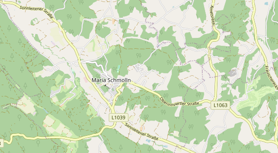 Destinazione dell'escursione sulla carta