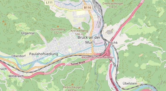 Ausflugsziel auf Karte