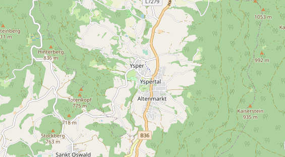 Ausflugsziel auf Karte