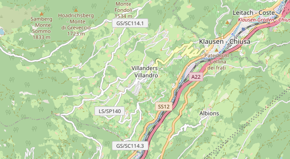 Ausflugsziel auf Karte