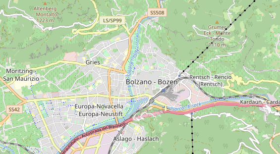 Destination d'excursion sur la carte