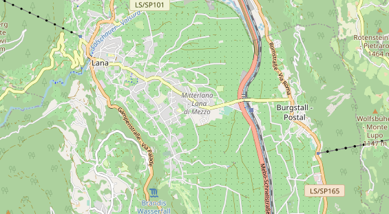 Destination d'excursion sur la carte