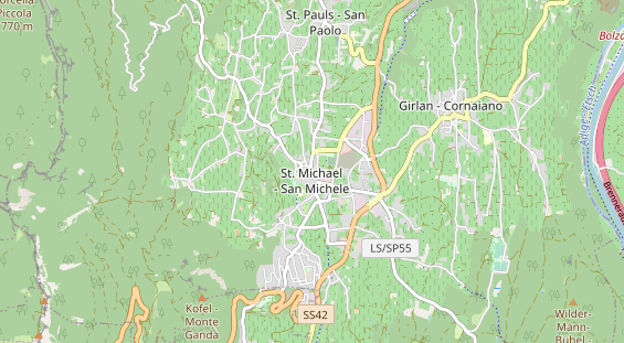 Destination d'excursion sur la carte