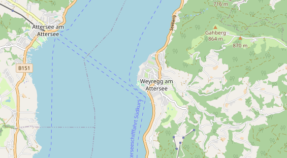 Destination d'excursion sur la carte