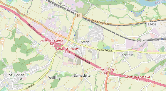 Ausflugsziel auf Karte