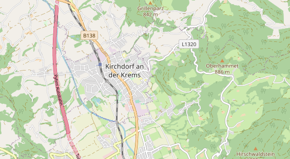 Destination d'excursion sur la carte