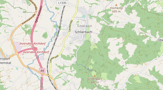 Ausflugsziel auf Karte