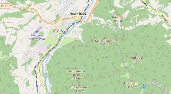 Ausflugsziel auf Karte