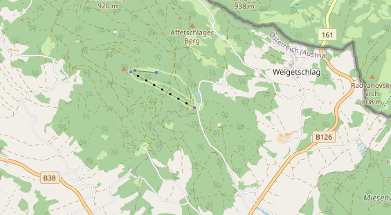Ausflugsziel auf Karte