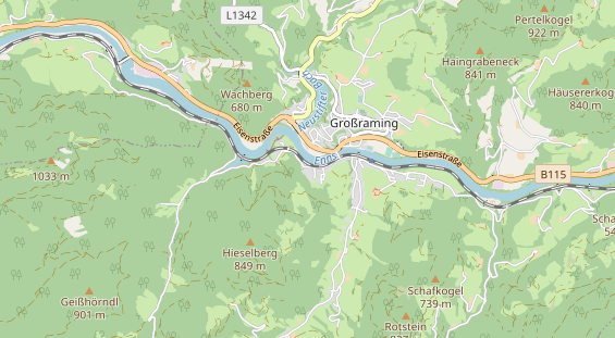 Ausflugsziel auf Karte