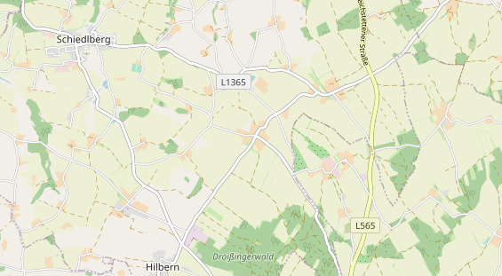 Destination d'excursion sur la carte