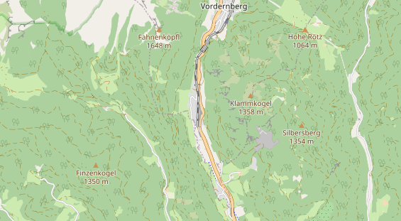 Destination d'excursion sur la carte