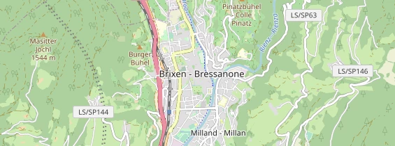 Destination d'excursion sur la carte