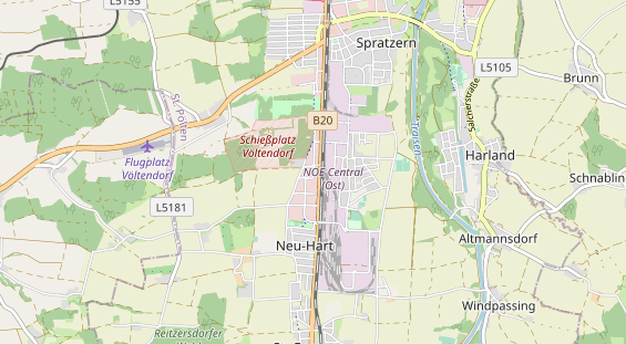 Destinazione dell'escursione sulla carta